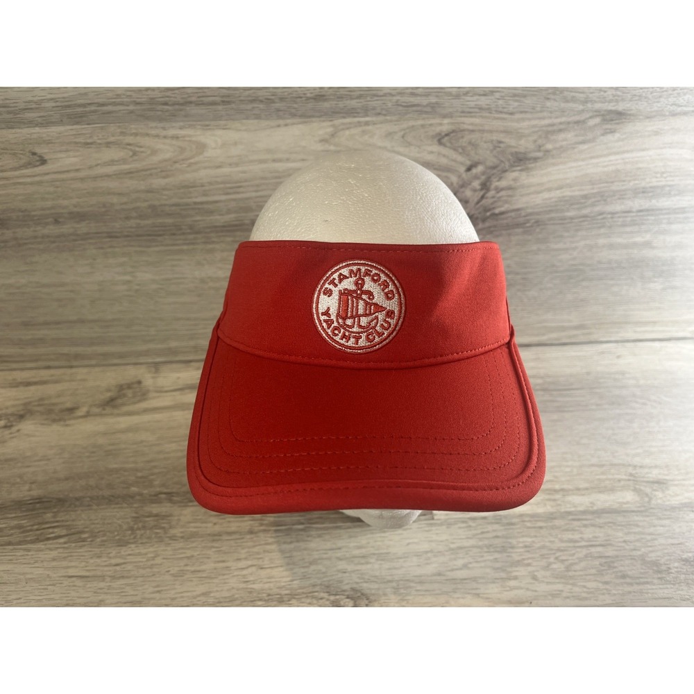 Under Armour YACHT CLUB Stamford, CT Embroidered Flag Pennant Logo Visor Hat Cap
